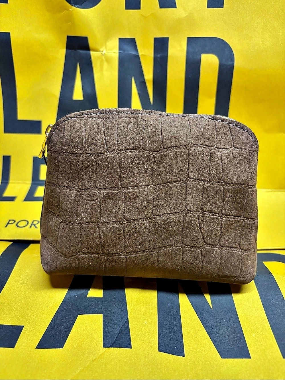 PORTLAND LEATHER LUNA POUCH CLASSIC - MAMMOTH